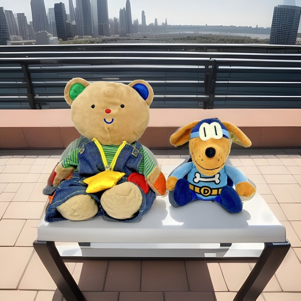 Teddy Bear K's Kids Melissa & Doug & Dog Man Bark Knight Plush Stuffed Animals
